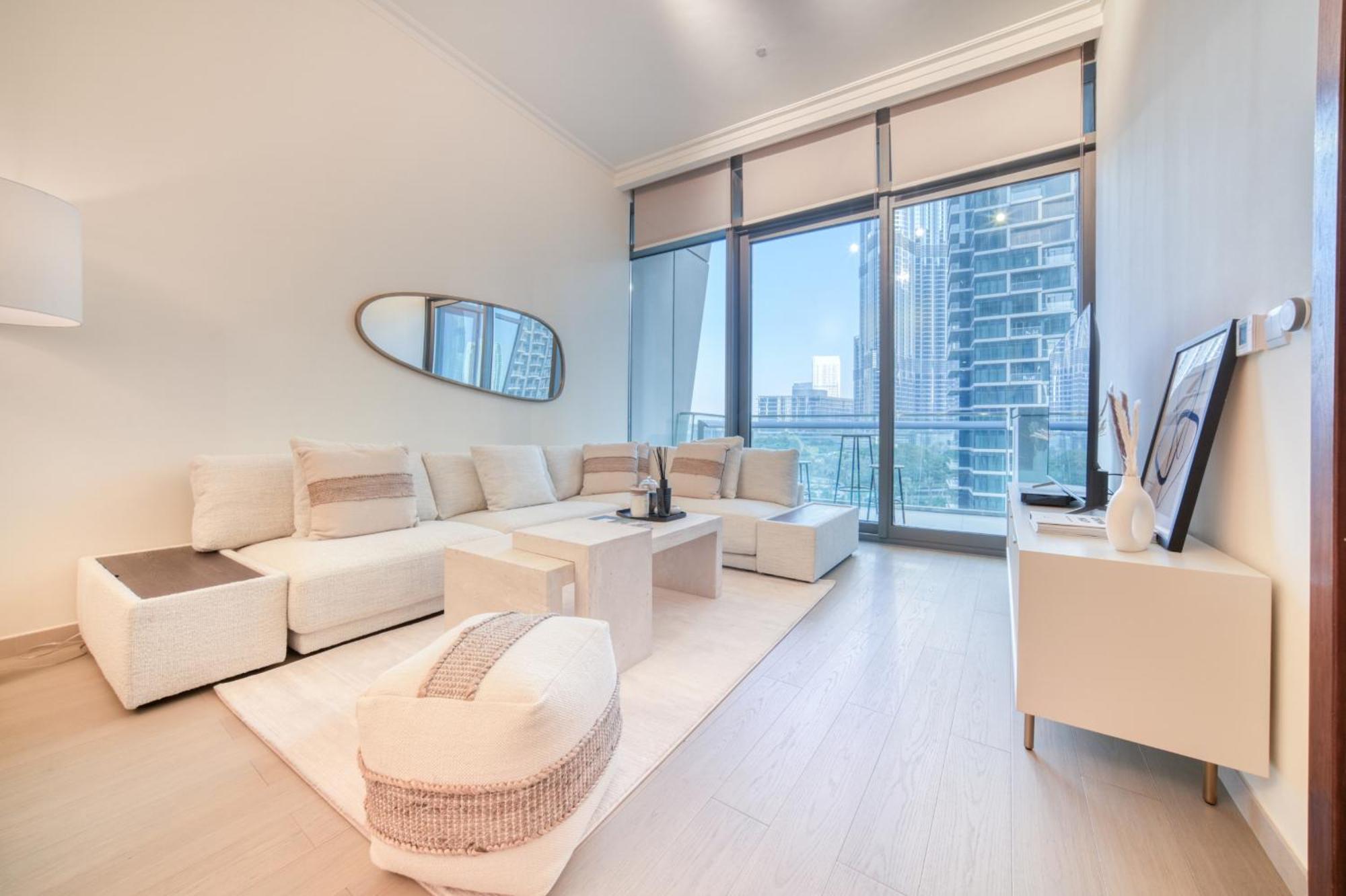 Burj Vista, Downtown Dubai - Burj Khalifa View - Mint Stay Exteriör bild